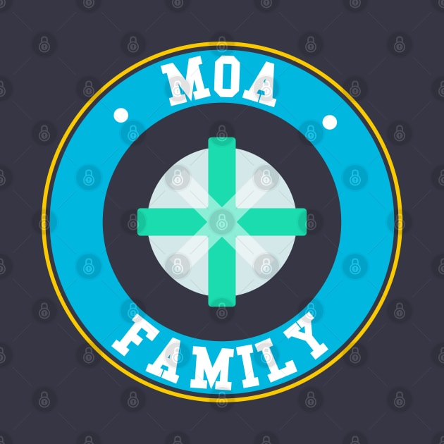 TXT MOA family logo emblem by Oricca