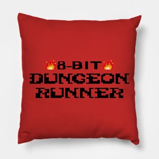 8 Bit Dungeon Runner Pillow