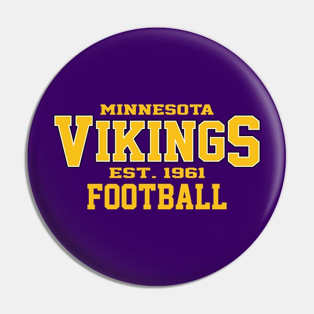 Vintage MST Vikings Football Pin by Cemploex_Art