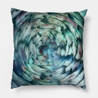 Blue Maelstrom Pillow