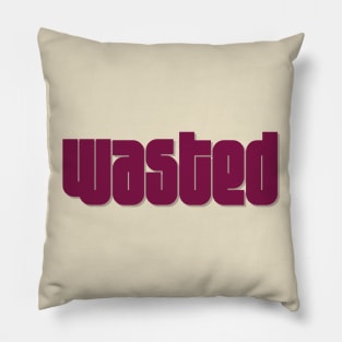 WASTED GTA VIDEO GAME Pillow