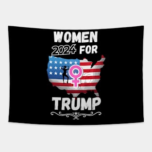 Women For Donald Trump 2024 Tapestry