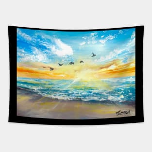 Sky and the sea Tapestry