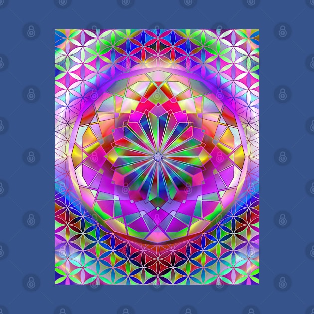 Disco Pattern Mandala by dcveta