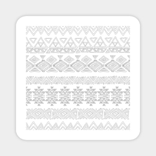 Set of geometric seamless patterns Magnet