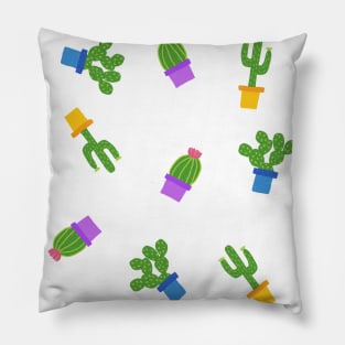 Muddle Of Cacti Pillow