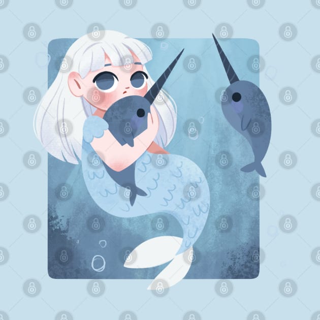 Narwhal Mermaid by Lobomaravilha