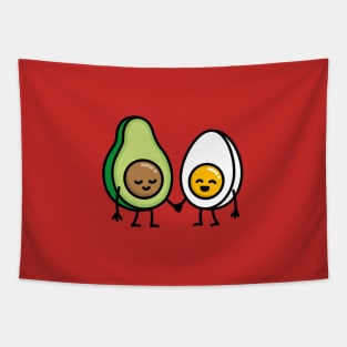 Keto Egg Avocado Ketogenic Ketosis Diet Gift idea Tapestry