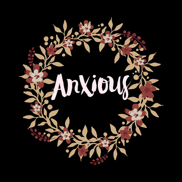 Anxious Floral Wreath by Eugenex