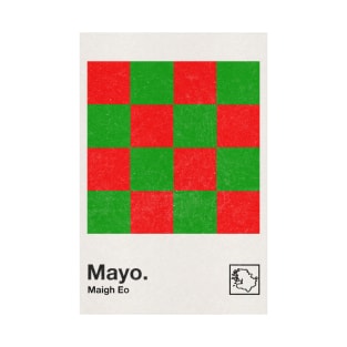 County Mayo / Original Retro Style Minimalist Poster Design T-Shirt