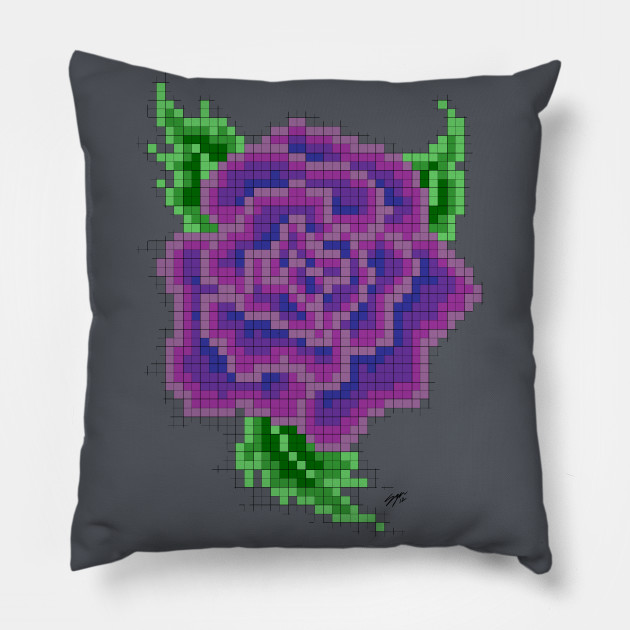 8 bit Purple Rose