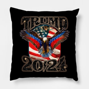 Trump 2024 eagle Pillow