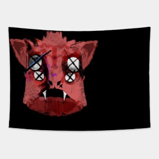 Red Bat Tapestry