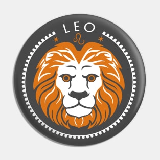 Leo zodiac sign Pin