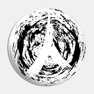 Human Kanji Swirl Pin