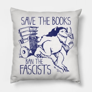 Save the Books Pillow