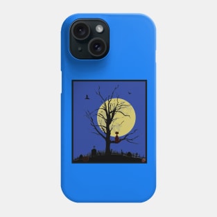 Cat Moon Gazing - (Autumn) Phone Case