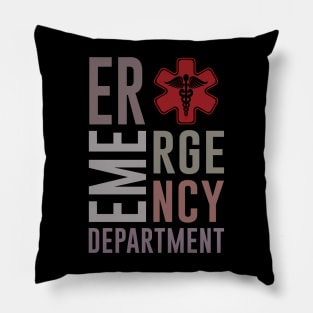 Emergency Department Emergency Room Nurse ER Nurse Pillow