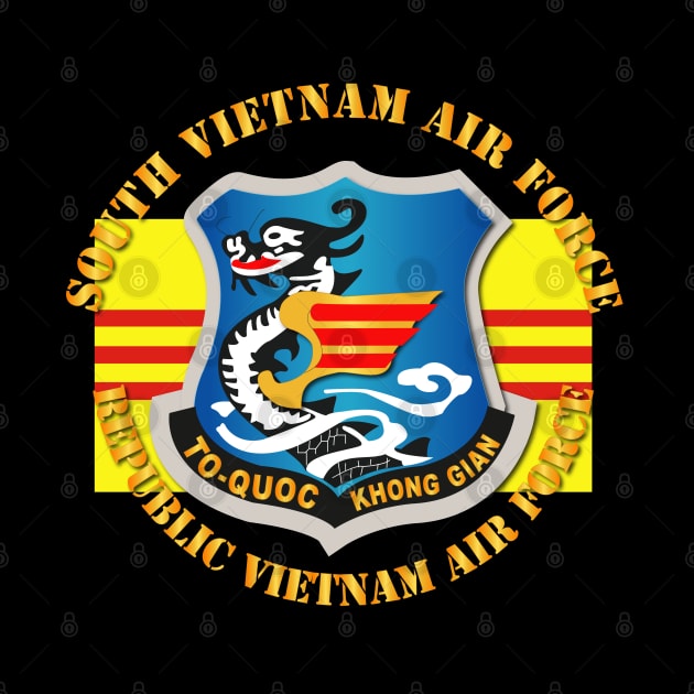 South Vietnam Air Force w Flag Txt by twix123844