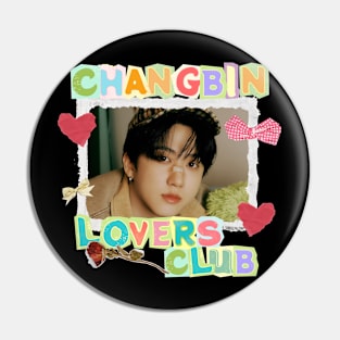 Changbin Lovers Club SKZ Scrapbook Pin