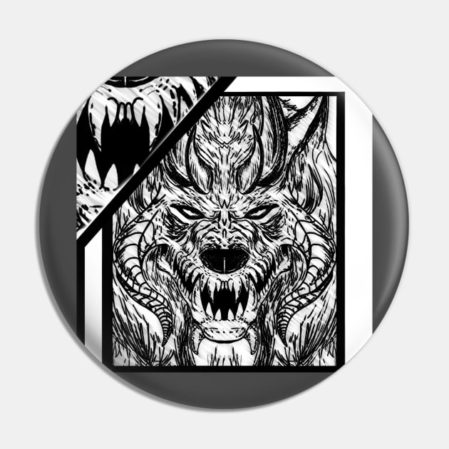 Hellhound Pin by REDBeast