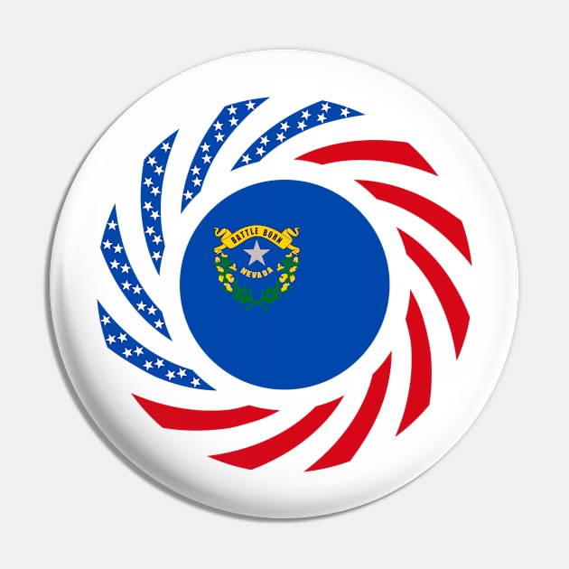 Nevadan Murican Patriot Flag Series Pin by Village Values