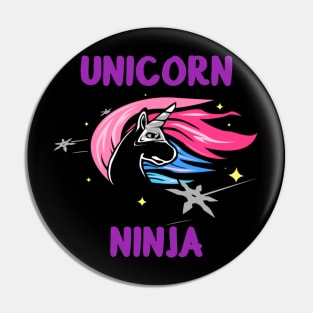 Unicorn Ninja| Martial Arts| Karate Unicorn Pin