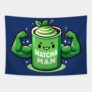 Matcha Man Power Mug Tapestry