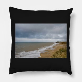 A view over Happisburgh beach from the cliffs Pillow