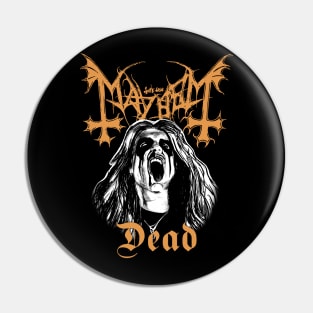 Mayhem Dead Pin