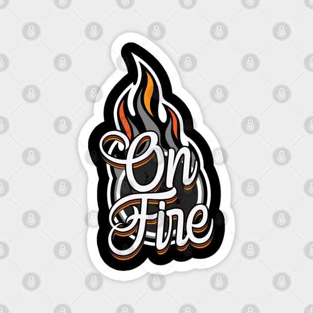 On Fire Mood Magnet by CTShirts