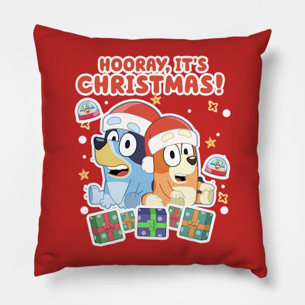 WE ARE HAPPY WITH CHRISTMAS GIFTS Pillow by aleshaenyek2