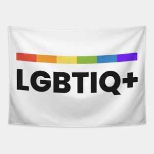 Minimalist LGBTIQ+ Rainbow Tapestry