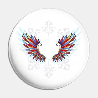 Stained Glass Wings ( Rainbow Wings ) Pin