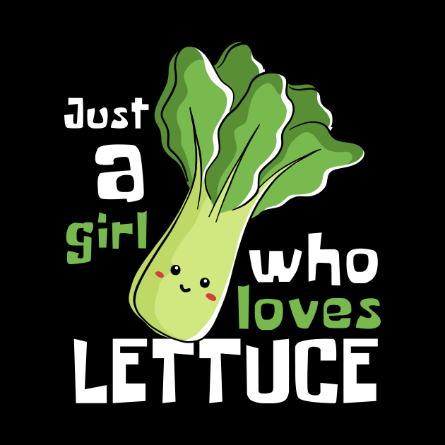 Lettuce Love: Just a Girl with a Leafy Heart by DesignArchitect