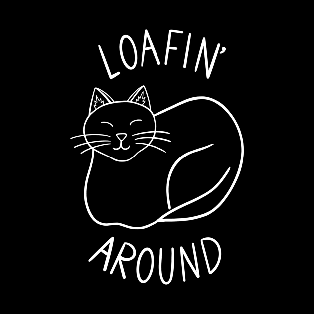 Loafin' around (white) by carolinewillustration