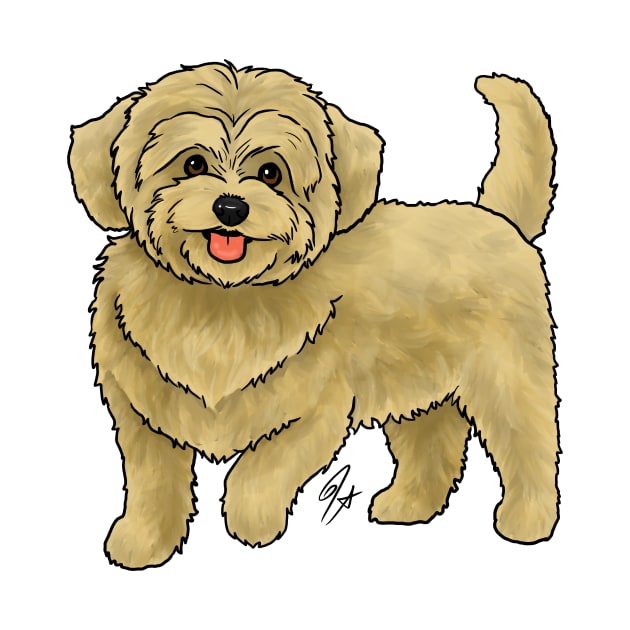 Dog - Maltipoo - Apricot by Jen's Dogs Custom Gifts and Designs