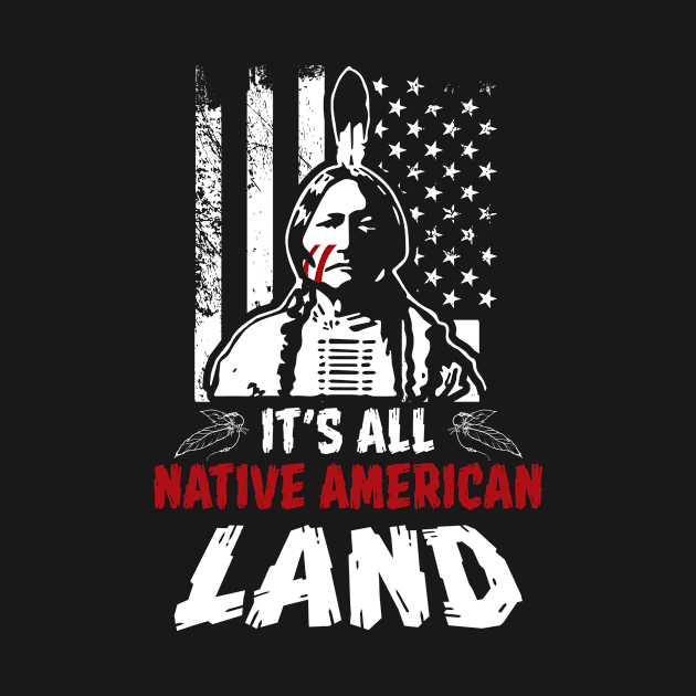 Native American Land by folidelarts