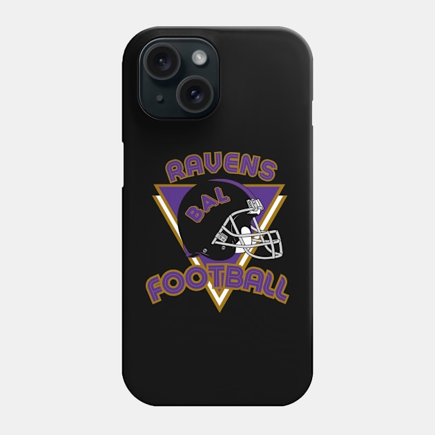 Baltimore Football Vintage Style Phone Case by Borcelle Vintage Apparel 