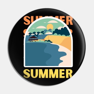 Hello summer sunset Beach summertime love ocean Pin