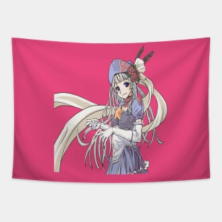 anime school girl Tapestry