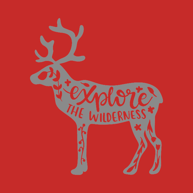 Explore The Wilderness Outdoors Shirt, Hiking Shirt, Adventure Shirt by ThrivingTees