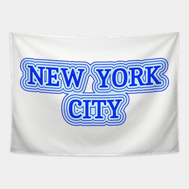 New York City Graphic Tapestry by Braznyc