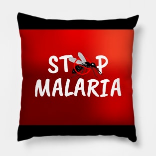 stop malaria Pillow