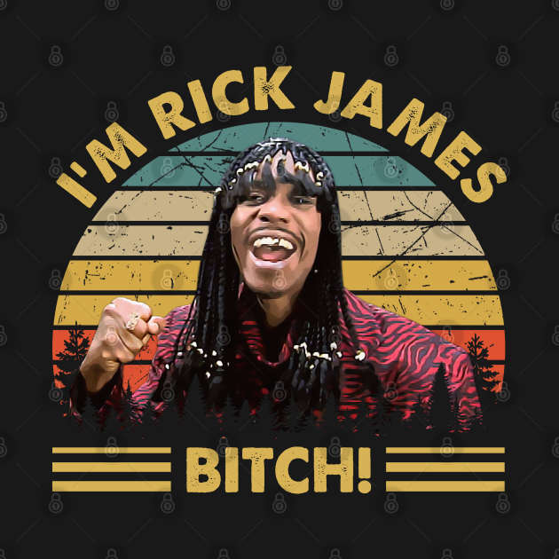 Comedy Film I’m Rick James Bitch! Funny Gifts - Chappelle - T-Shirt ...