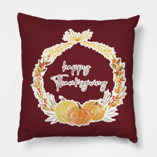 Happy Thanksgiving Days Pillow