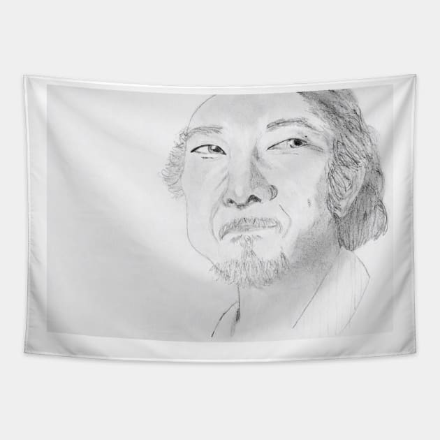 Miyagi Tapestry by Rawcanvas