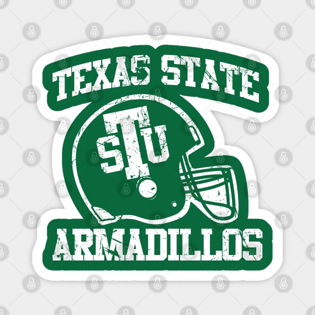 Texas State Armadillos Helmet Magnet by PopCultureShirts