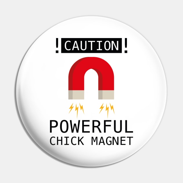 Chick Magnet Pin by LuckyFoxDesigns