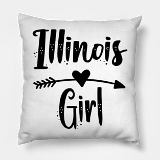 illinois girl is the prettiest !! Pillow